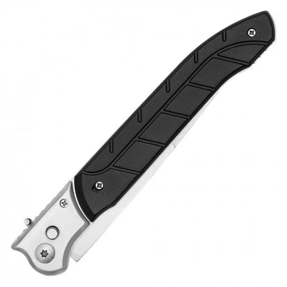 Arborstrike Push Button Wood Handle Knife 12" Stainless Steel Drop Point Blade