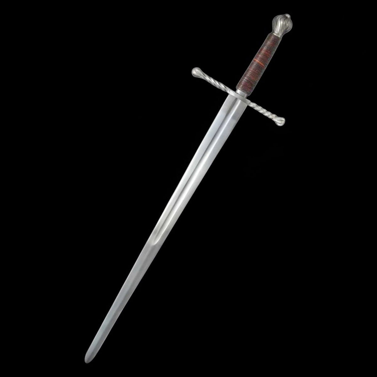 Full View of Oakeshott Type XVa Hand and a Half Medieval Sword with EN45 Spring Steel Blade